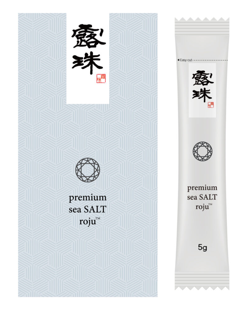 非加熱 5年熟成 プレミアム天日塩 ROJU SALT「5gx15=75g stick」