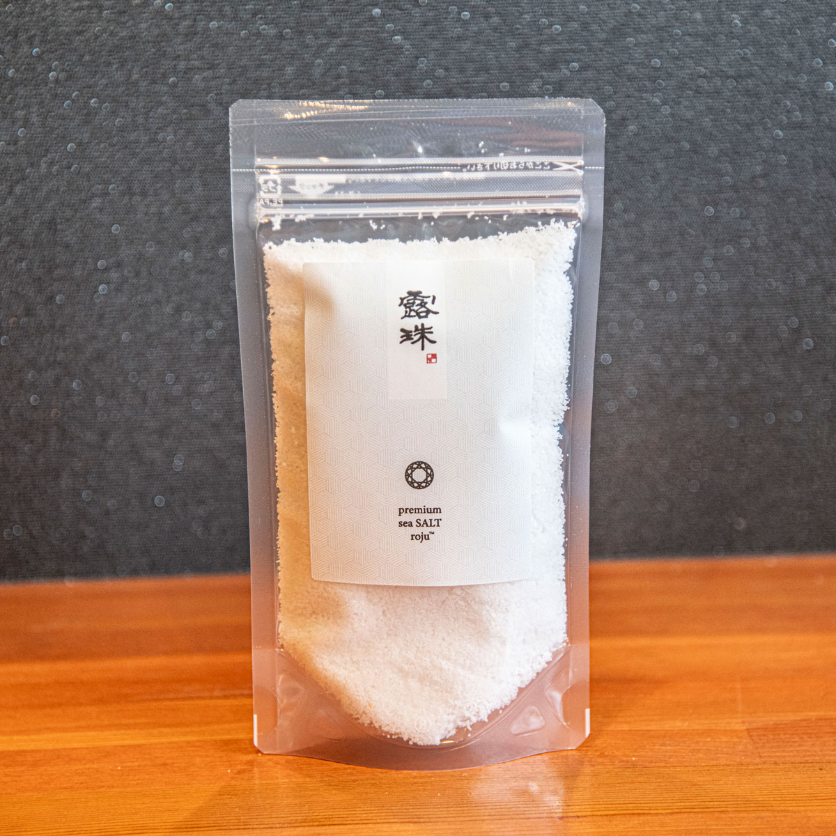 非加熱 5年熟成 プレミアム天日塩 ROJU SALT「180g」表記